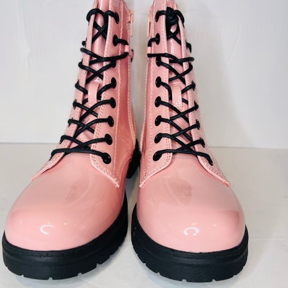 SO Women’s Pink Patent Leather Boots - Picture 11 of 11